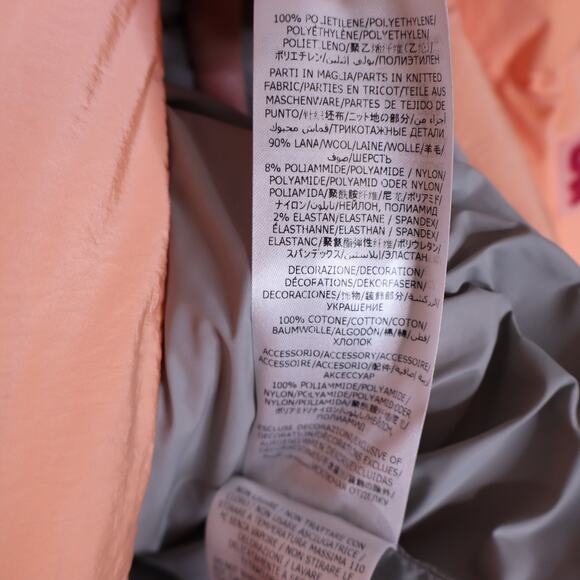 STELLA McCARTNEY NEW Kayla Quilted Down Puffer Jacket Orange Women's 50/16 - Picture 9 of 15